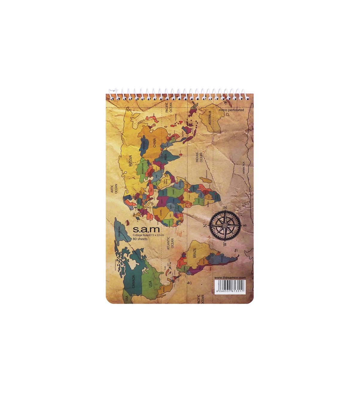 دفتر یادداشت سم با پرفراژ 22×15 سیم از 15 طرح 245