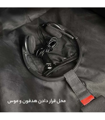 کوله پشتی لپ تاپ گیمینگ  فوروارد مدل GAMERS PROFESSIONAL - FCLT0019