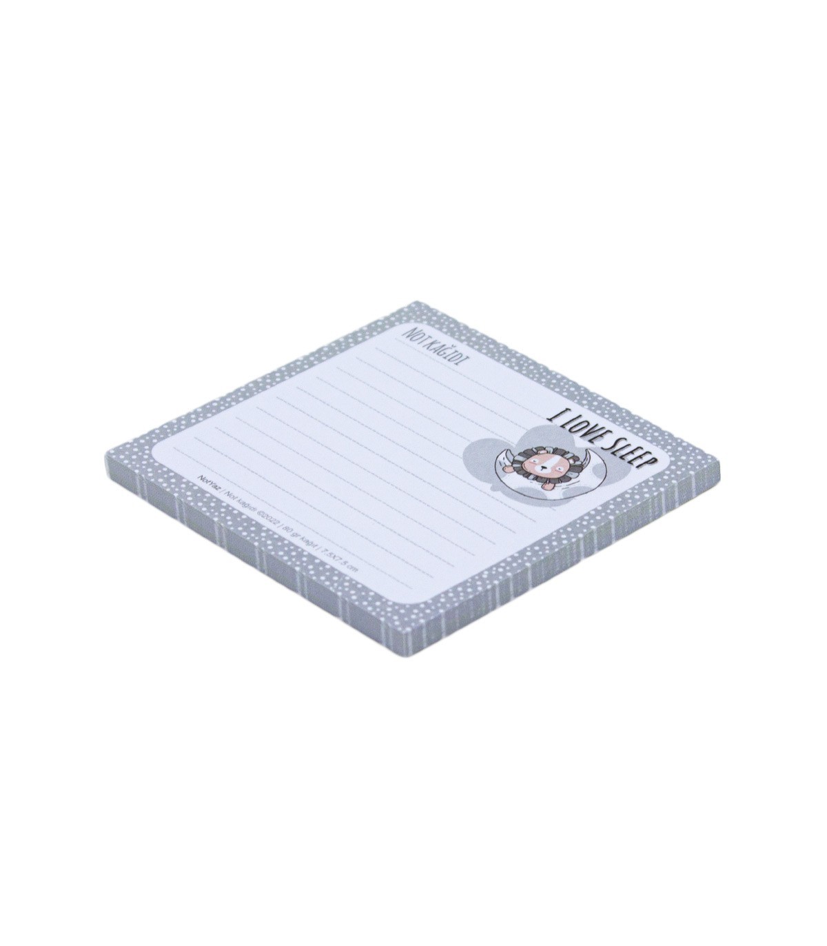 کاغذ یادداشت 50 برگ نوت یاز 7.5×7.5 سانت - طرح25