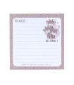 کاغذ یادداشت 50 برگ نوت یاز 7.5×7.5 سانت - طرح26