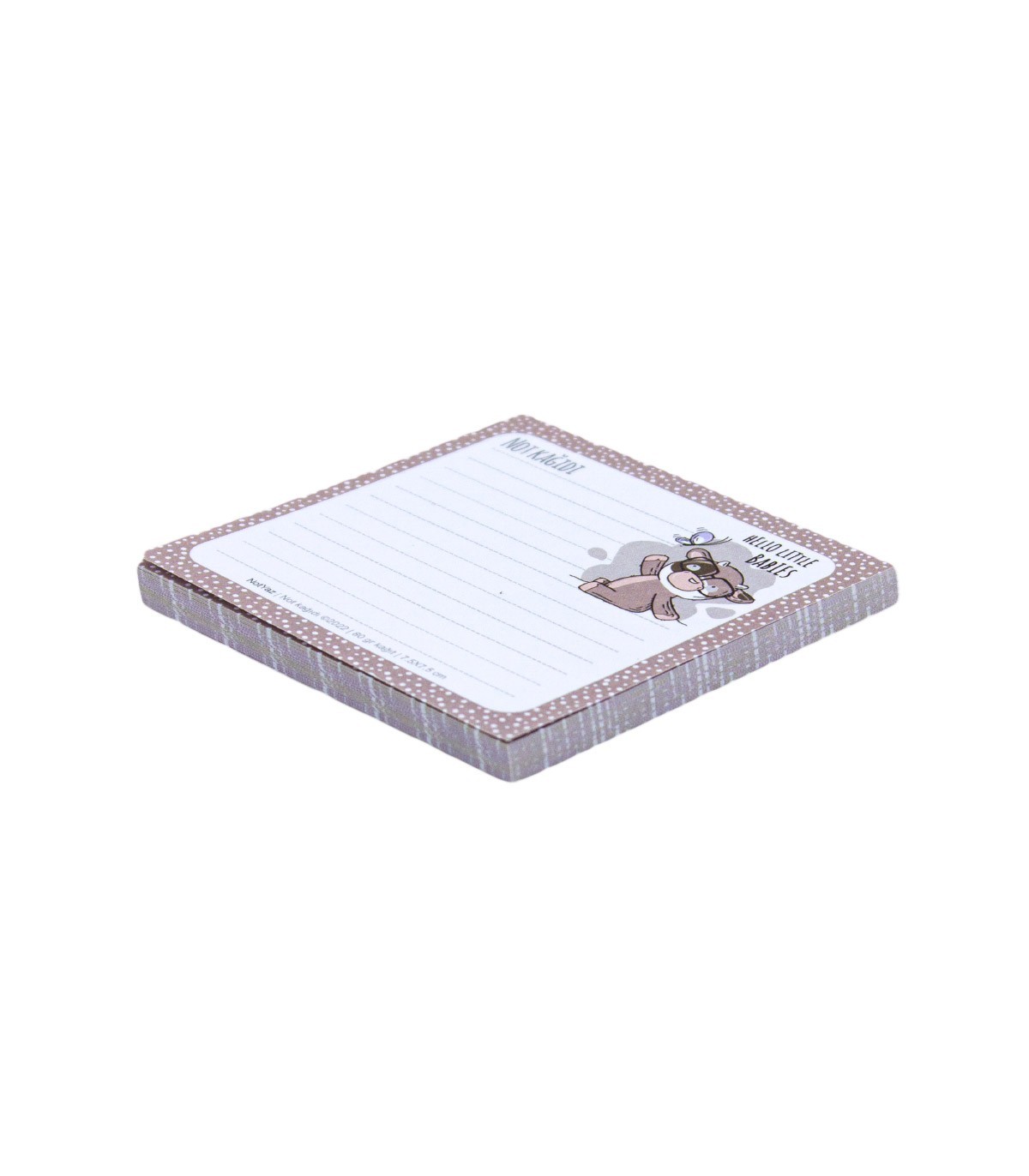 کاغذ یادداشت 50 برگ نوت یاز 7.5×7.5 سانت - طرح30