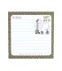 کاغذ یادداشت 50 برگ نوت یاز 7.5×7.5 سانت - طرح34