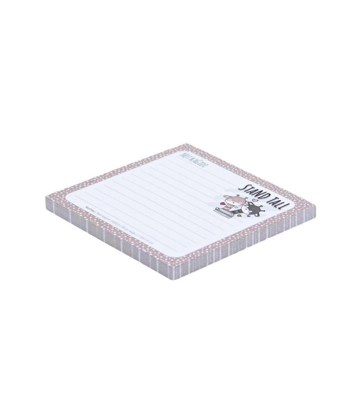 کاغذ یادداشت 50 برگ نوت یاز 7.5×7.5 سانت - طرح41