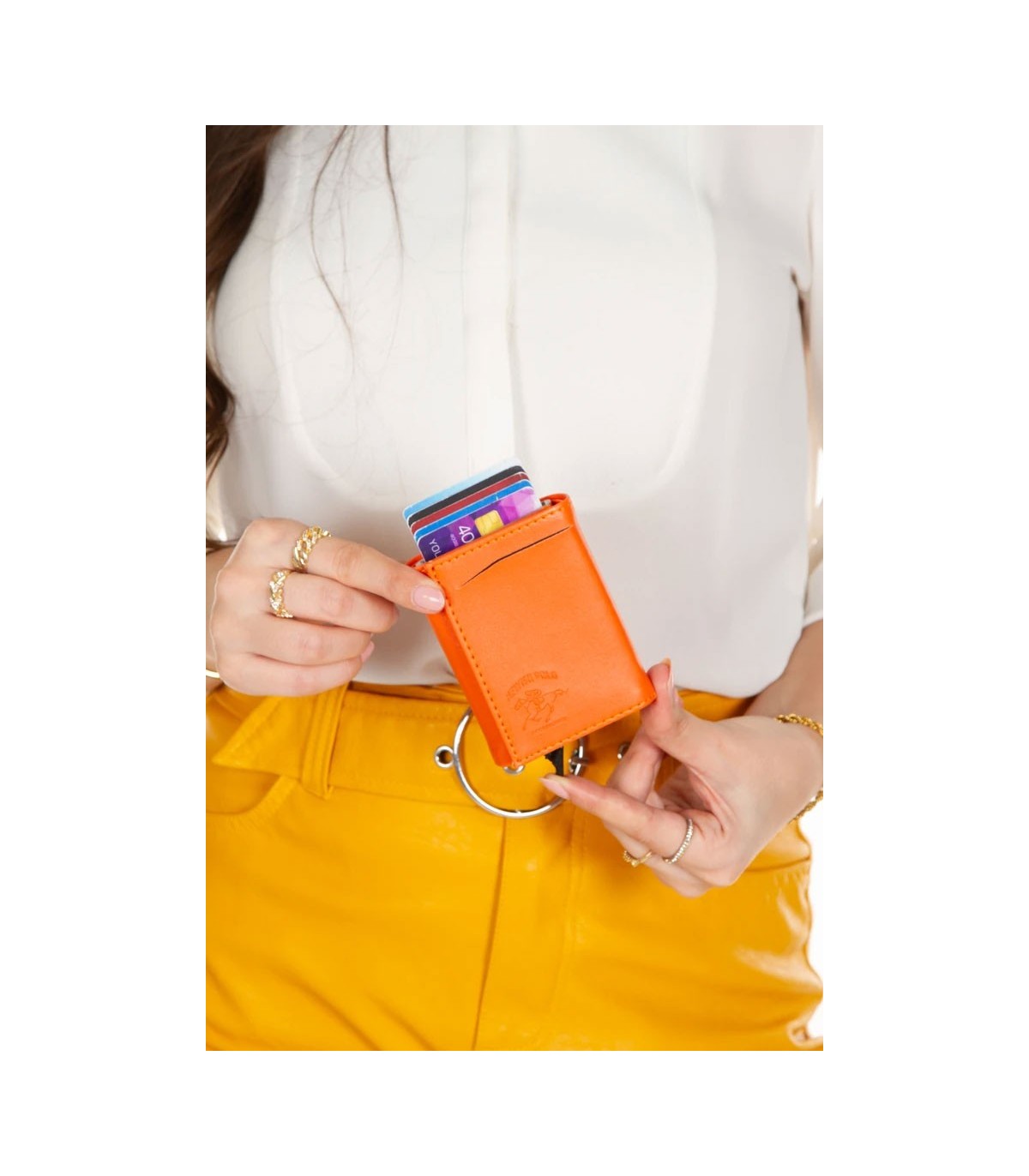 کیف پول و نگهدارنده کارت با مکانیزم اتوماتیک NEWISH POLO