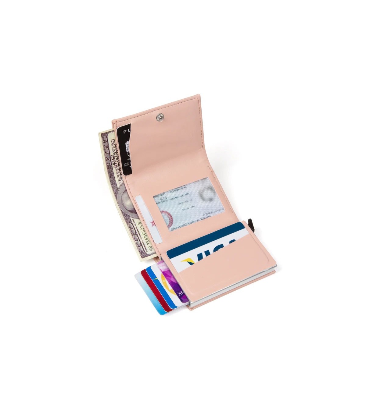 کیف پول و نگهدارنده کارت با مکانیزم اتوماتیک NEWISH POLO