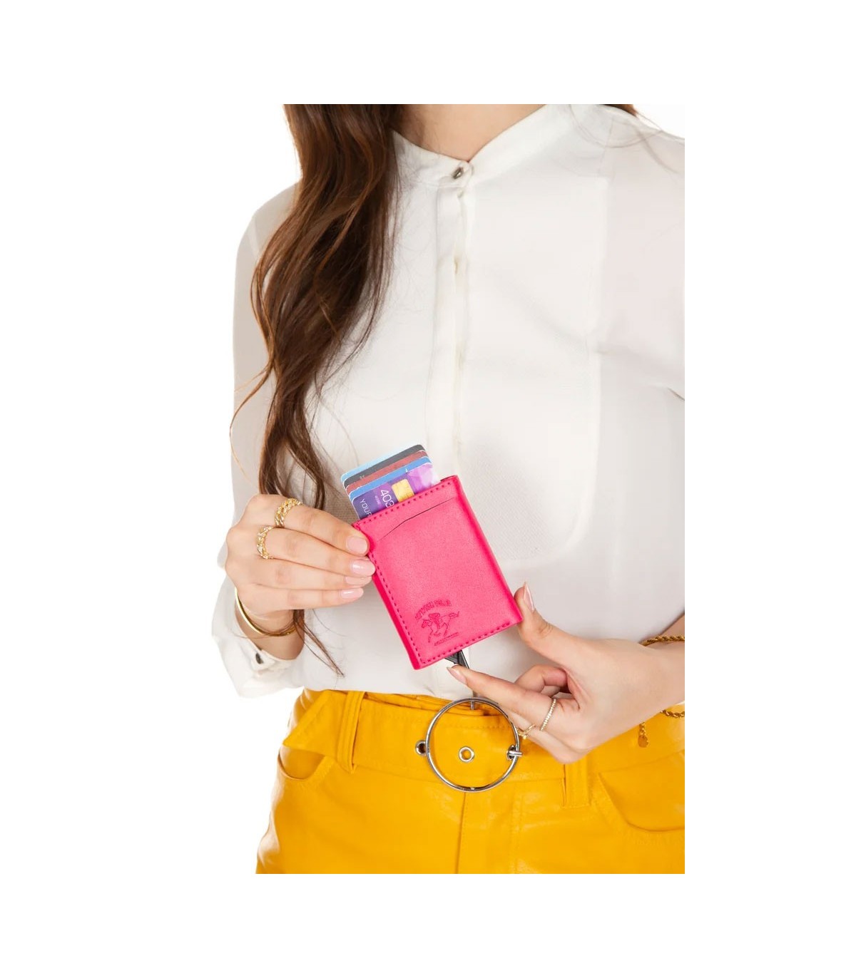 کیف پول و نگهدارنده کارت با مکانیزم اتوماتیک NEWISH POLO