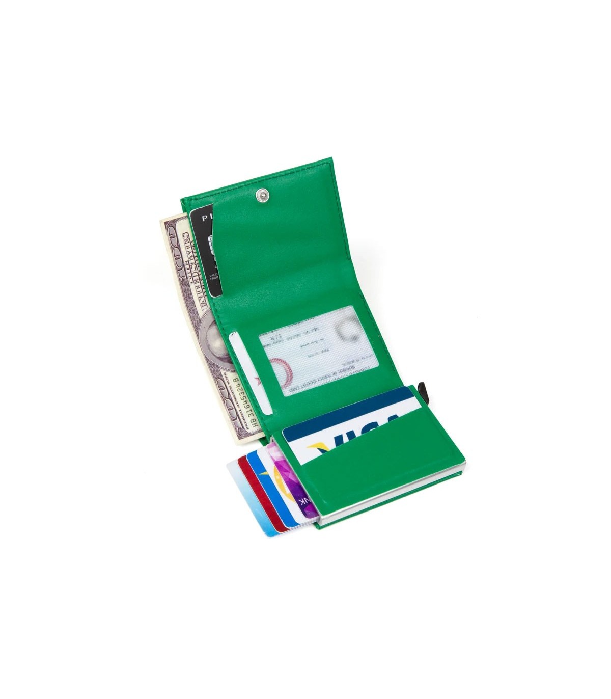 کیف پول و نگهدارنده کارت با مکانیزم اتوماتیک NEWISH POLO