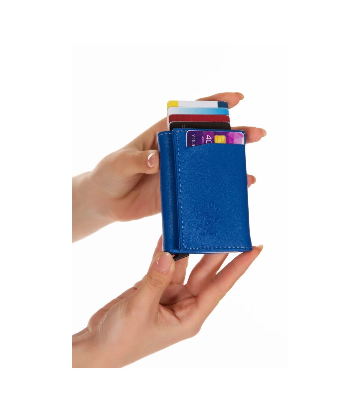 کیف پول و نگهدارنده کارت با مکانیزم اتوماتیک NEWISH POLO