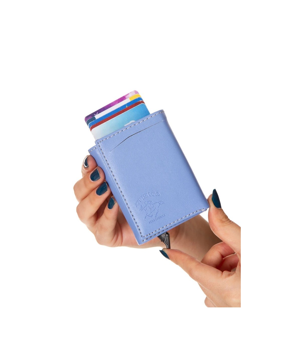 کیف پول و نگهدارنده کارت با مکانیزم اتوماتیک NEWISH POLO