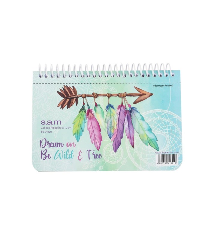 دفتر یادداشت سم با پرفراژ 10×15 سیم از 15 طرح 723