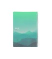 دفتر وزیری کلاسیک 100 برگ سم- طرح کوهستان