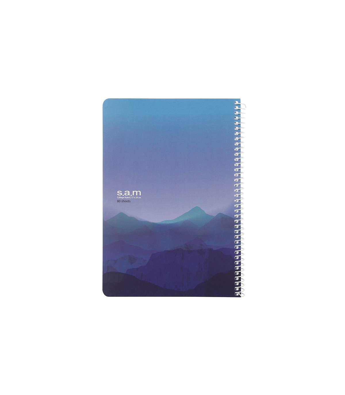دفتر وزیری کلاسیک 100 برگ سم sam - طرح کوهستان