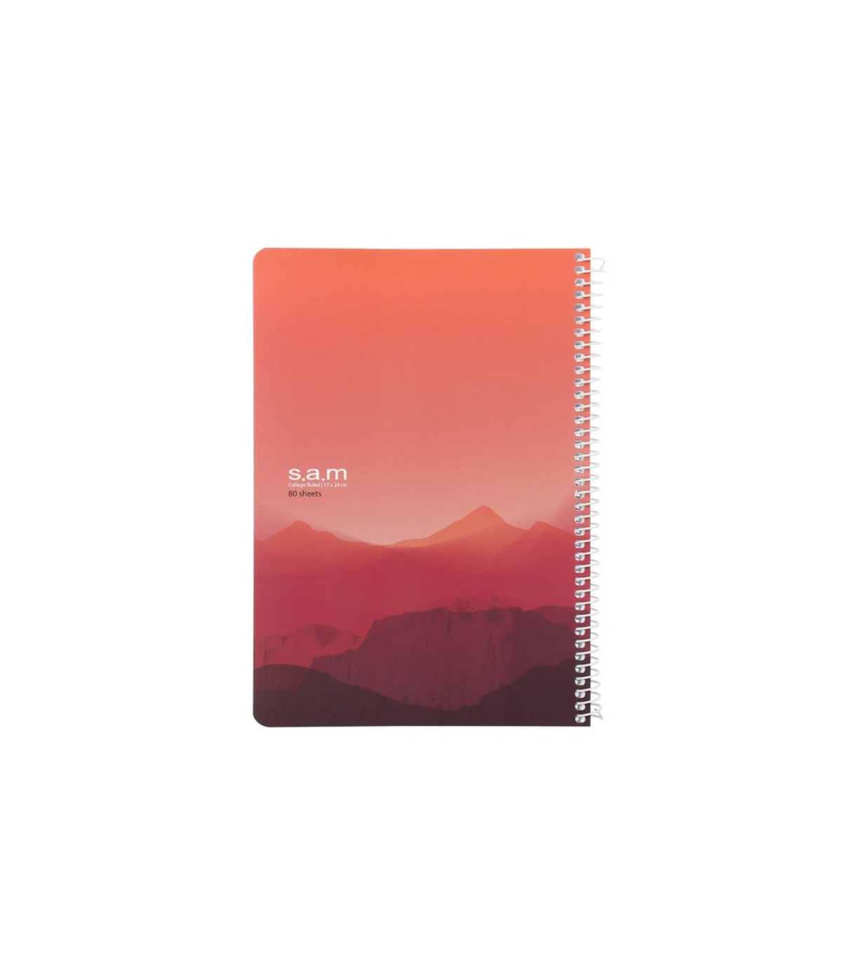 دفتر وزیری کلاسیک 100 برگ سم sam - طرح کوهستان