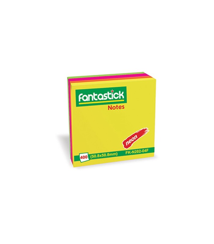 کاغذ یادداشت چسب دار فنتستیک مدل FK-N202-04F بسته 400 عددی