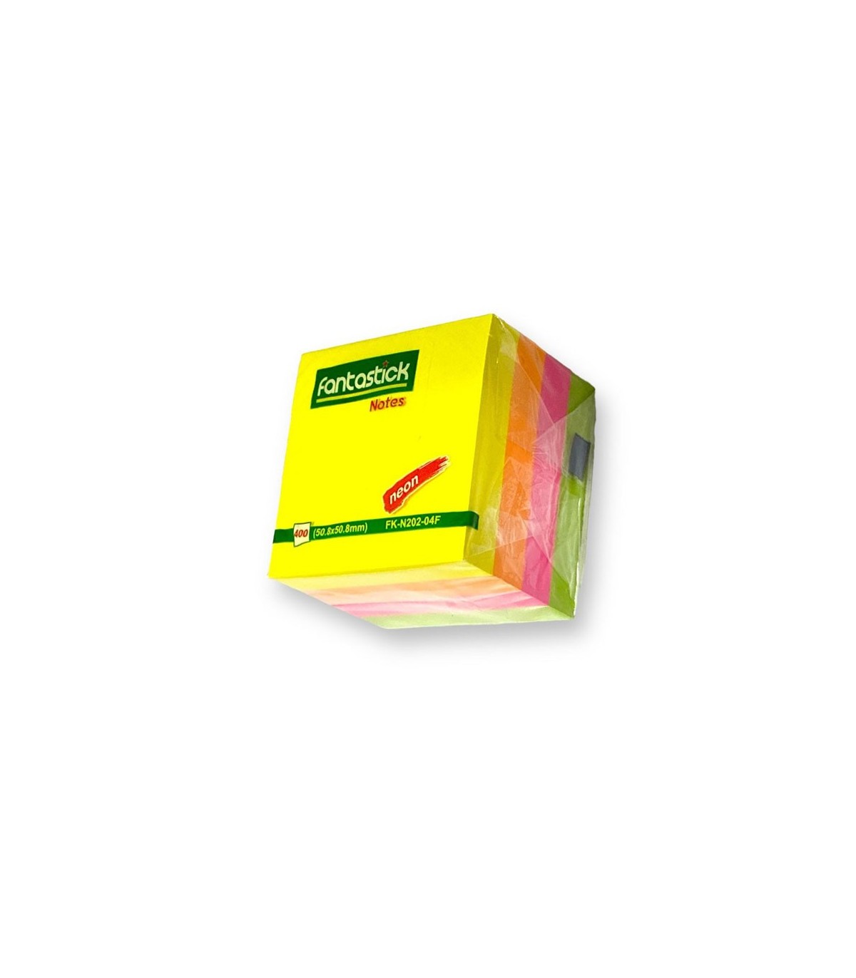 کاغذ یادداشت چسب دار فنتستیک مدل FK-N202-04F بسته 400 عددی