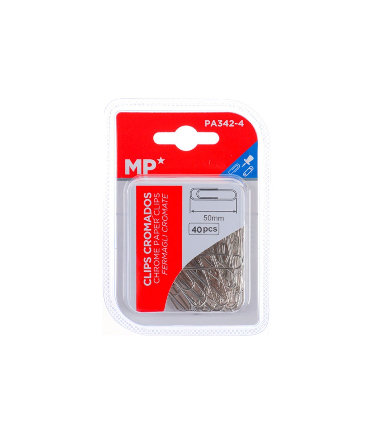 گیره کاغذ ام پی کد PA342-4 بسته 40 عددی