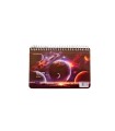 دفتر یادداشت سم با پرفراژ 10×15 سیم از 15 - طرح 007