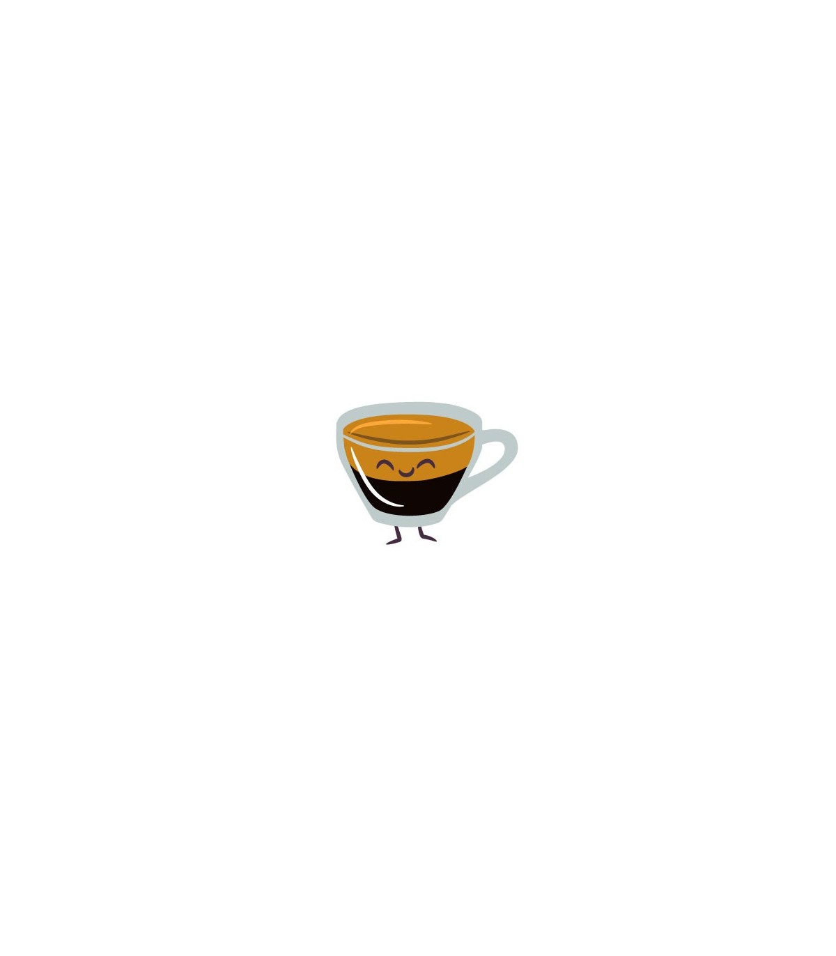 استیکر طرح قهوه