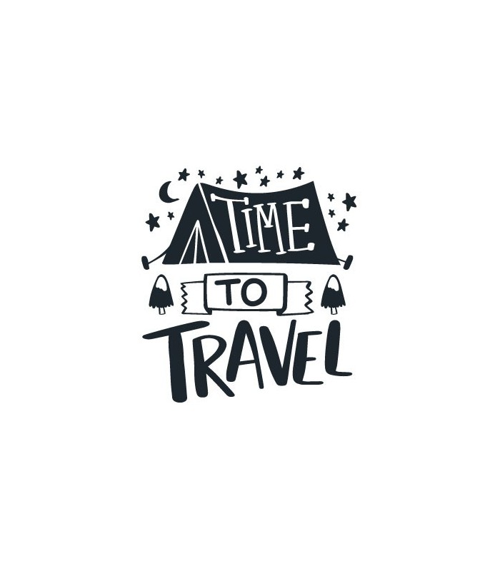 استیکر طرح time to travel