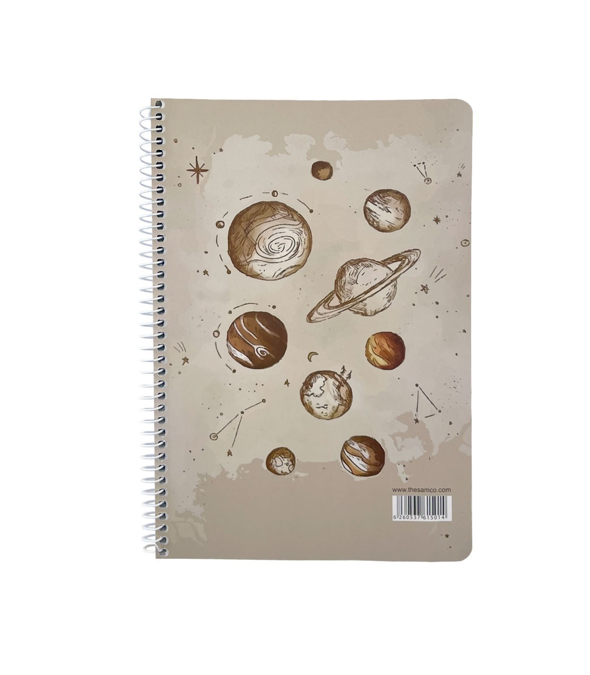 دفتر وزیری کلاسیک 100 برگ سم- طرح Solar System