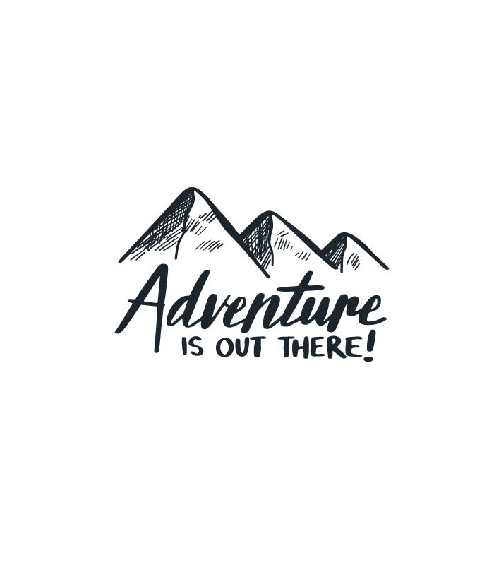استیکر طرح adventure is out there
