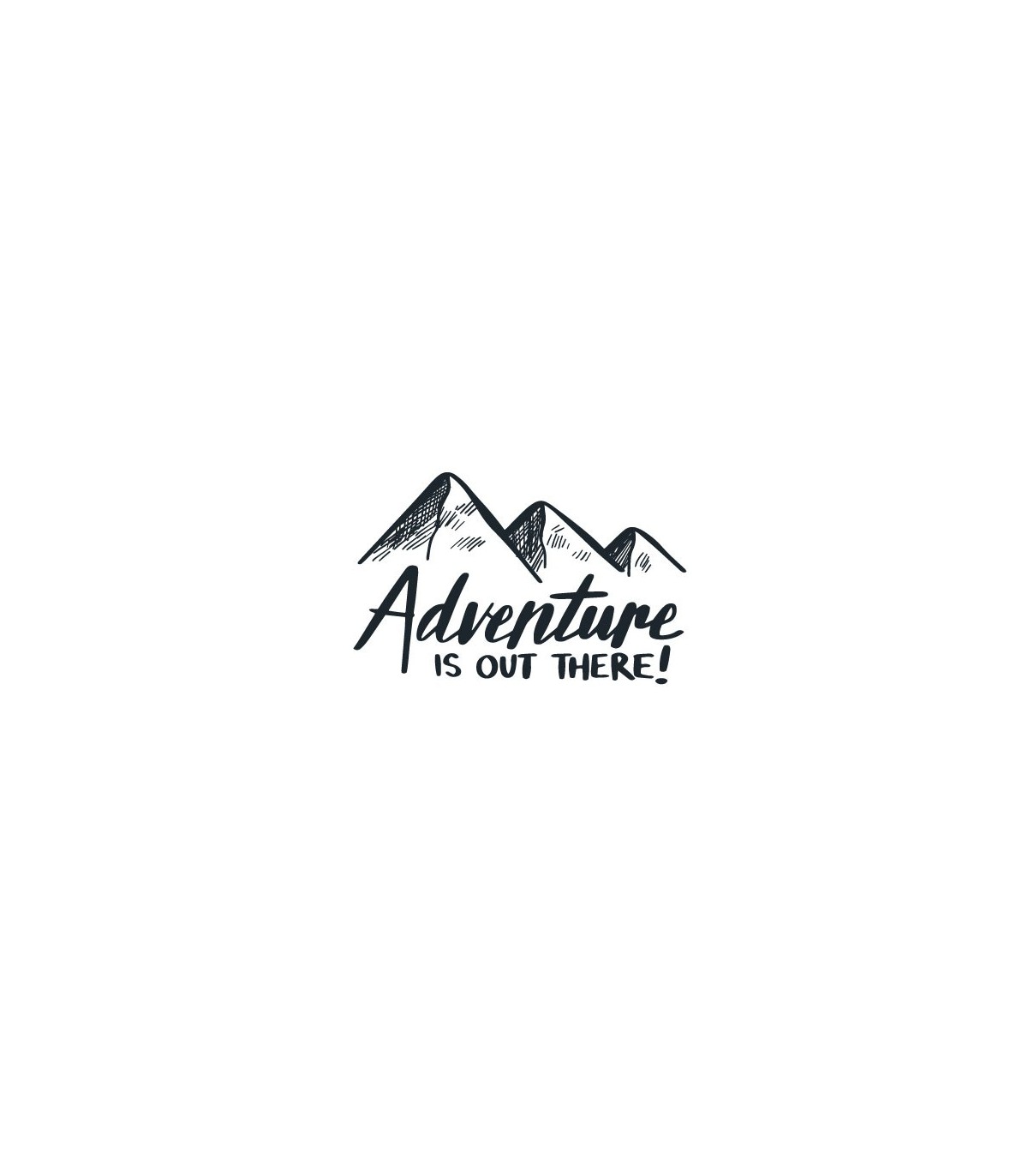 استیکر طرح adventure is out there