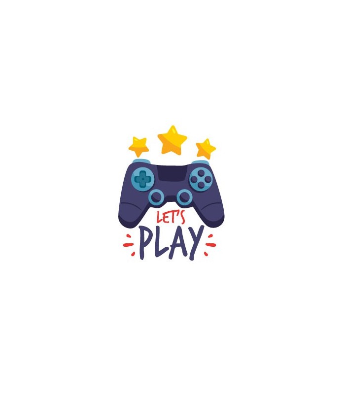 استیکر طرح let's play