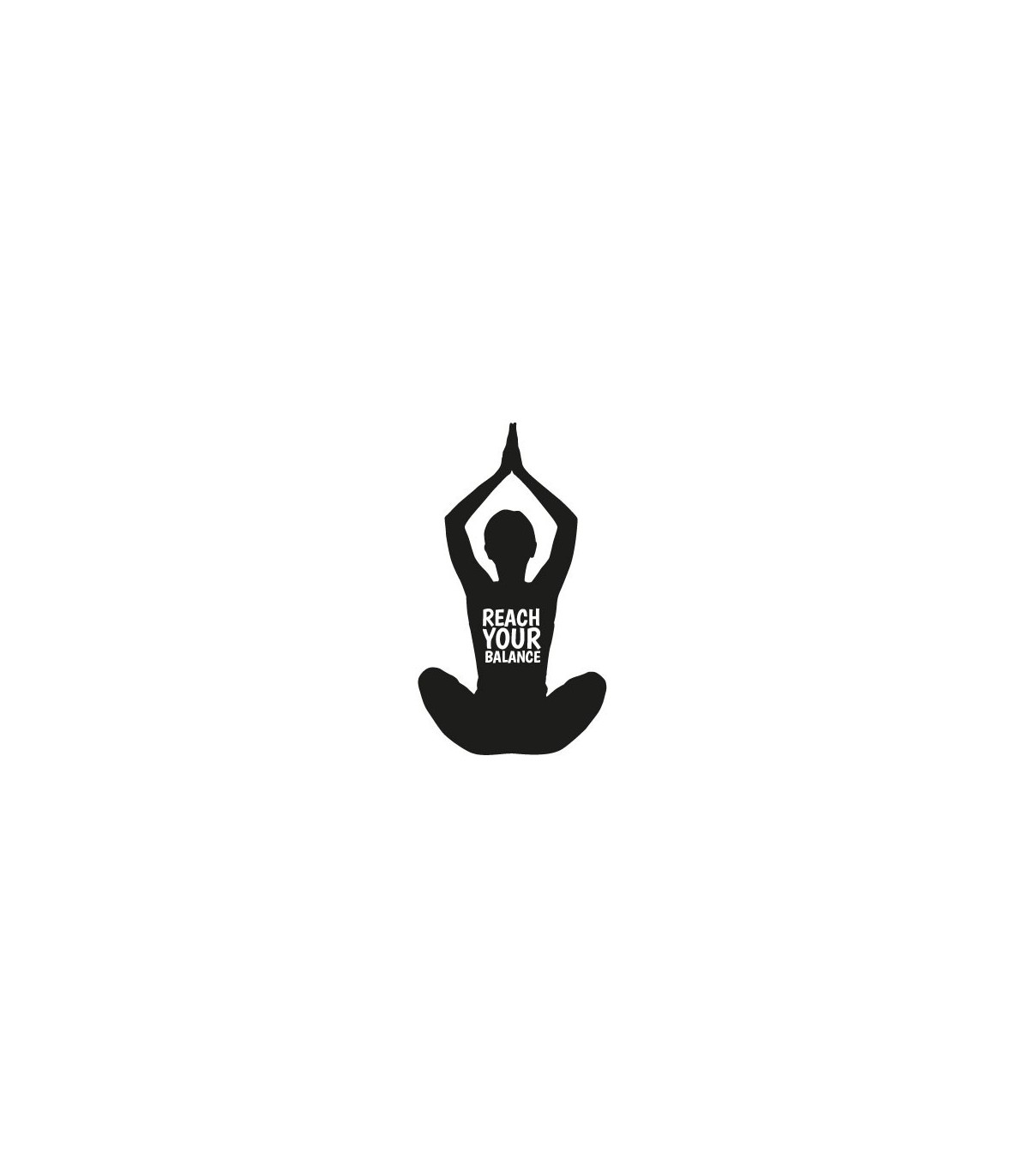 استیکر طرح یوگا