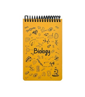 دفتر یادداشت A6  زیست دات نوت سری Science رنگ زرد