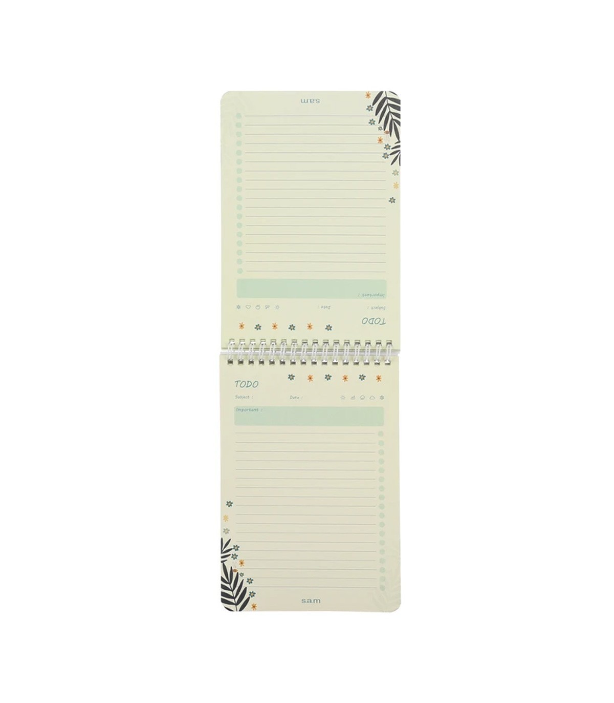 دفتر یادداشت To Do List سم طرح Spring is coming