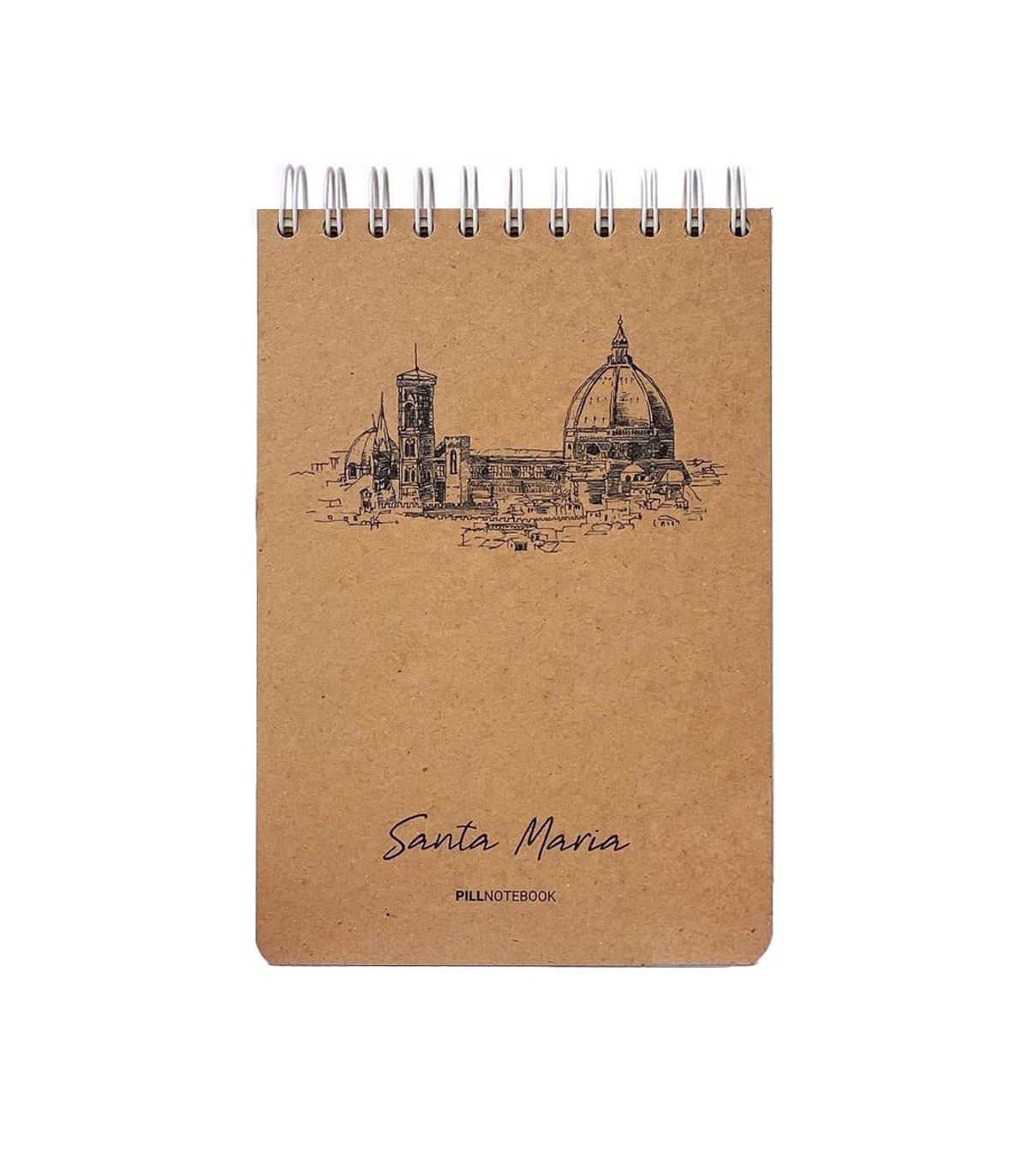 دفتر اسکیس A5 پیل - طرح Santa Maria