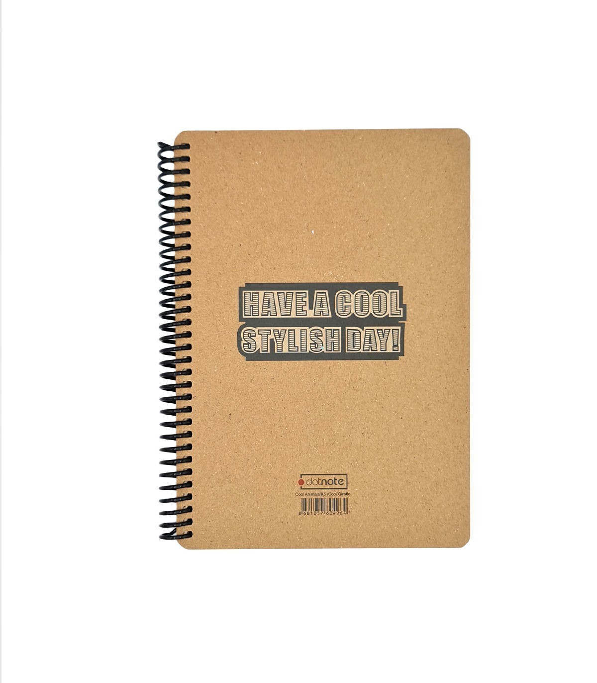 دفترچه سایز A5 سیمی 100 برگ دات نوت سری Coolanimals طرح زرافه