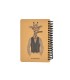 دفترچه سایز A6 سیمی 100 برگ دات نوت سری Coolanimals طرح زرافه