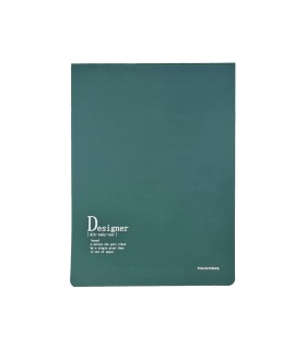 دفتر طراحی پیل مدل کانسپت طرح Designer سایز A4 - رنگ سبز