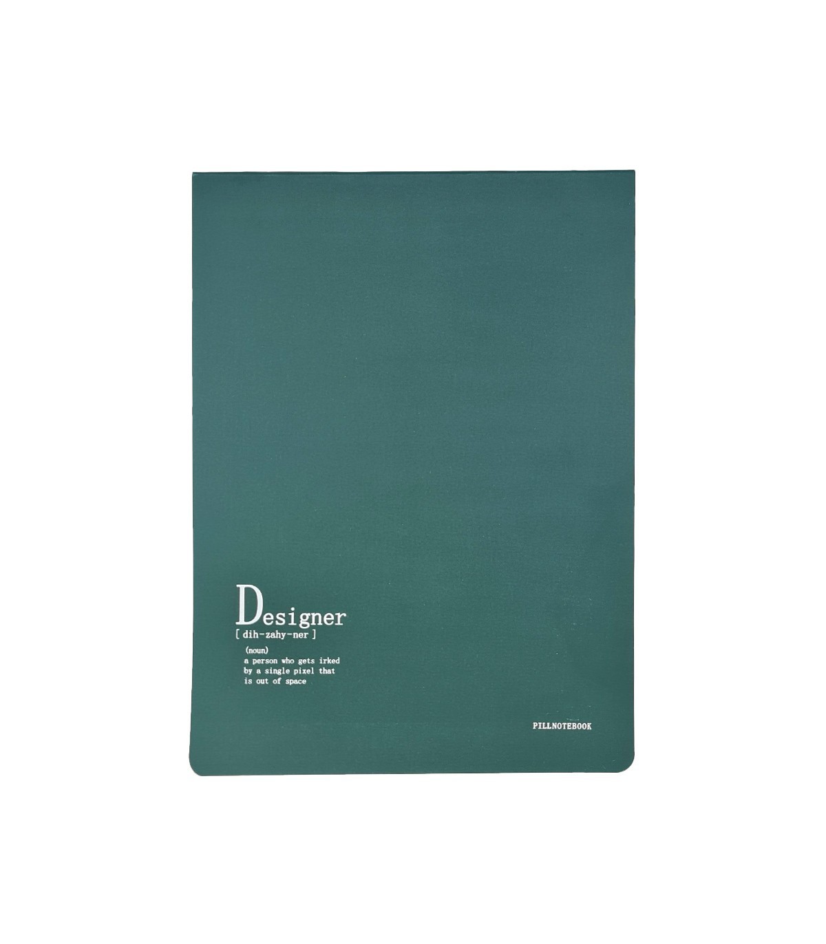 دفتر طراحی پیل مدل کانسپت طرح Designer سایز A4 - رنگ سبز