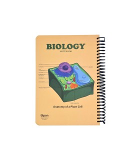 دفتر 100 برگ وزیری سیمی الیپون طرح biology