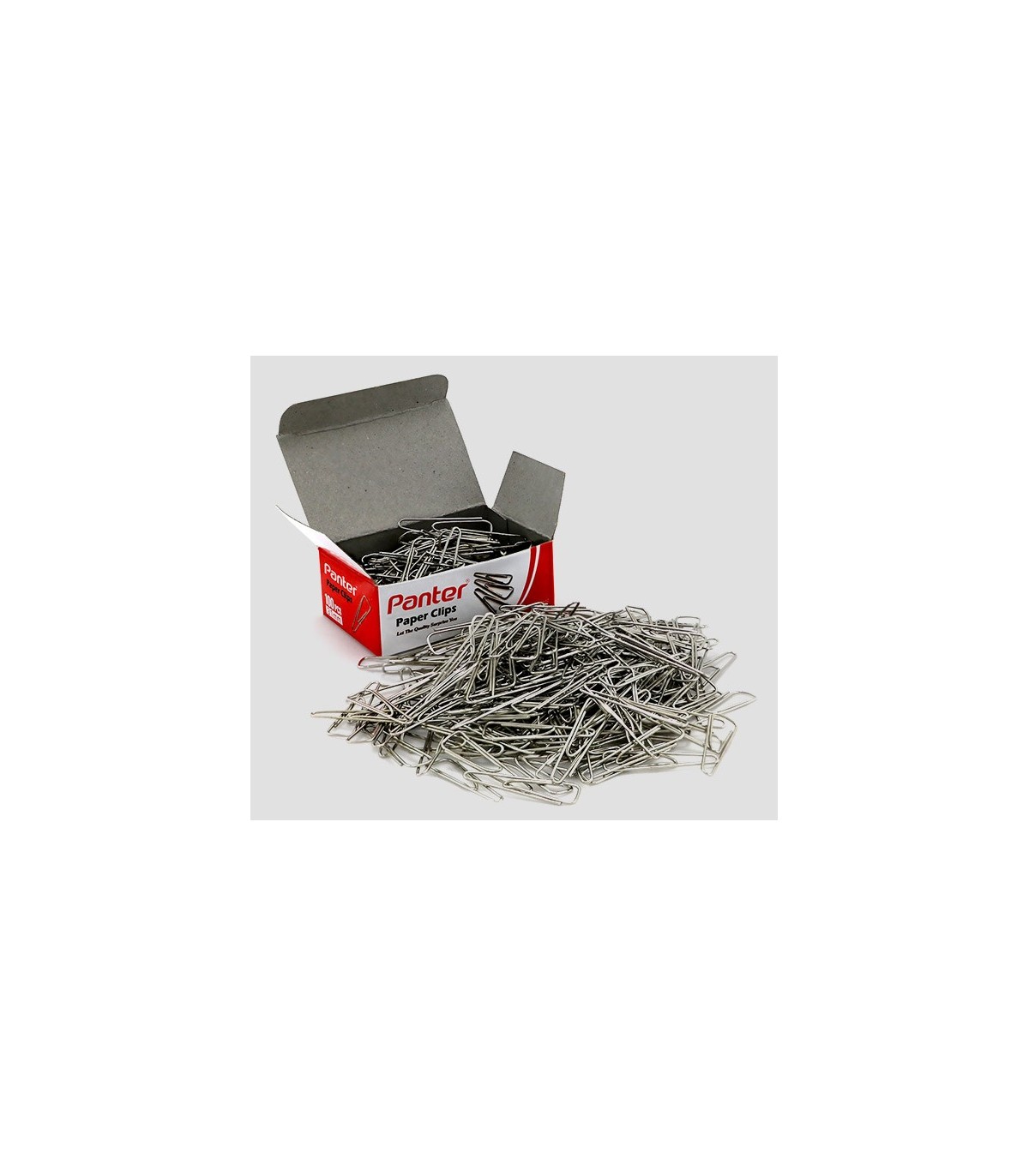 قیمت و خرید گیره کاغذ نقره ای پنتر31 میلی‌متری- بسته 100 عددی کد PC 102
