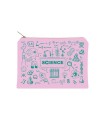 زیپ کیف دات نوت مدل Science سایز A5 رنگ صورتی