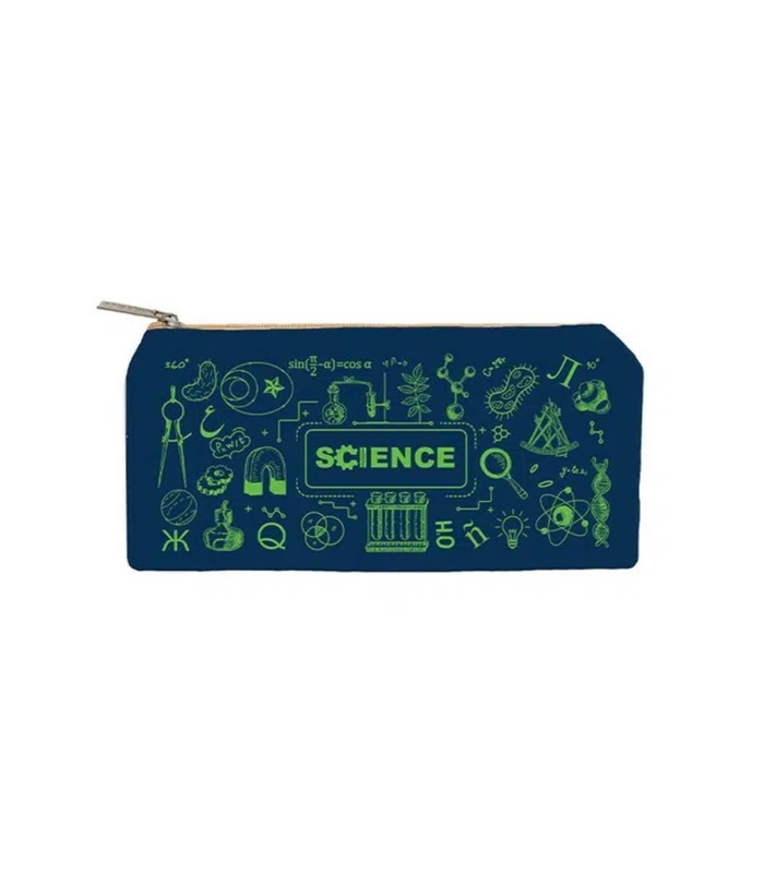 زیپ کیف دات نوت مدل Science سایز B5 رنگ سرمه ای