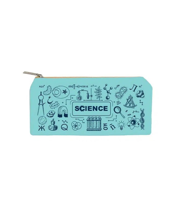 زیپ کیف دات نوت مدل Science سایز B5 رنگ فیروزه ای