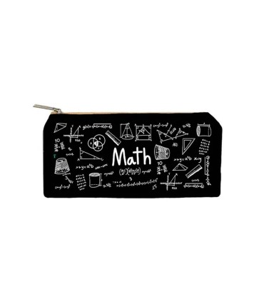 زیپ کیف دات نوت مدل Math سایز B5 رنگ مشکی