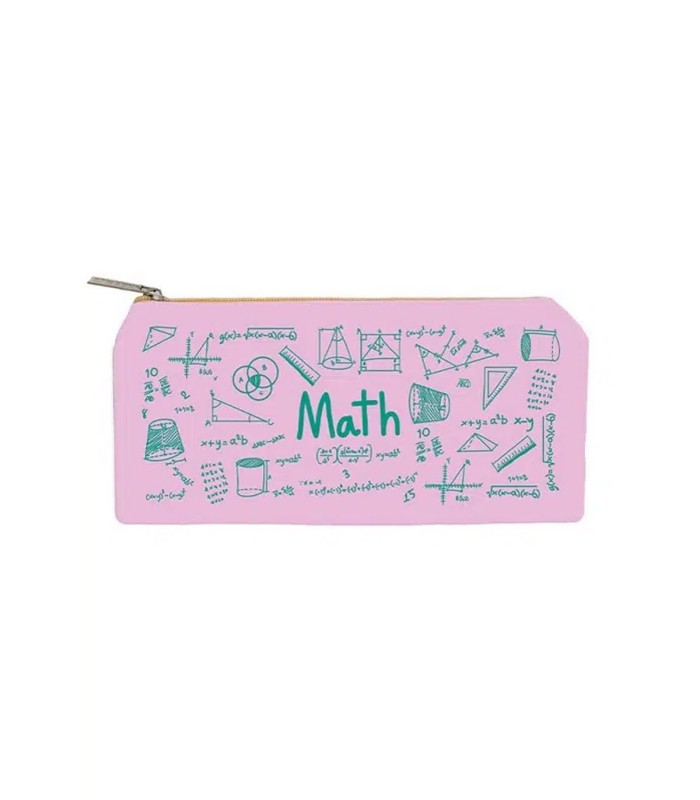 زیپ کیف دات نوت مدل Math سایز B5 رنگ صورتی