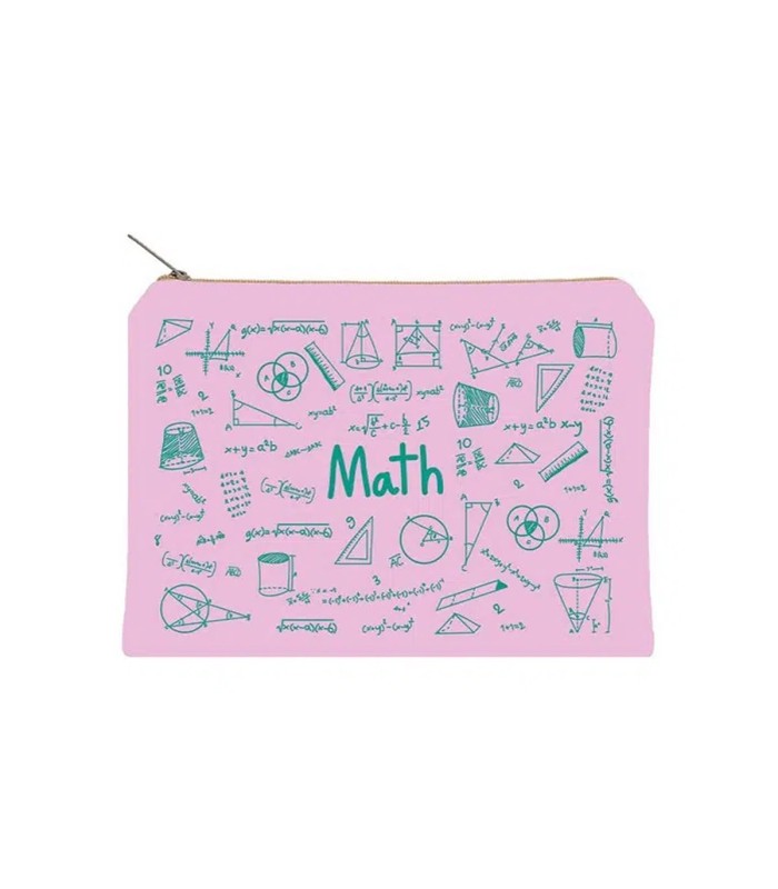 زیپ کیف دات نوت مدل Math سایز A5 رنگ صورتی