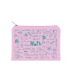 زیپ کیف دات نوت مدل Math سایز A5 رنگ صورتی