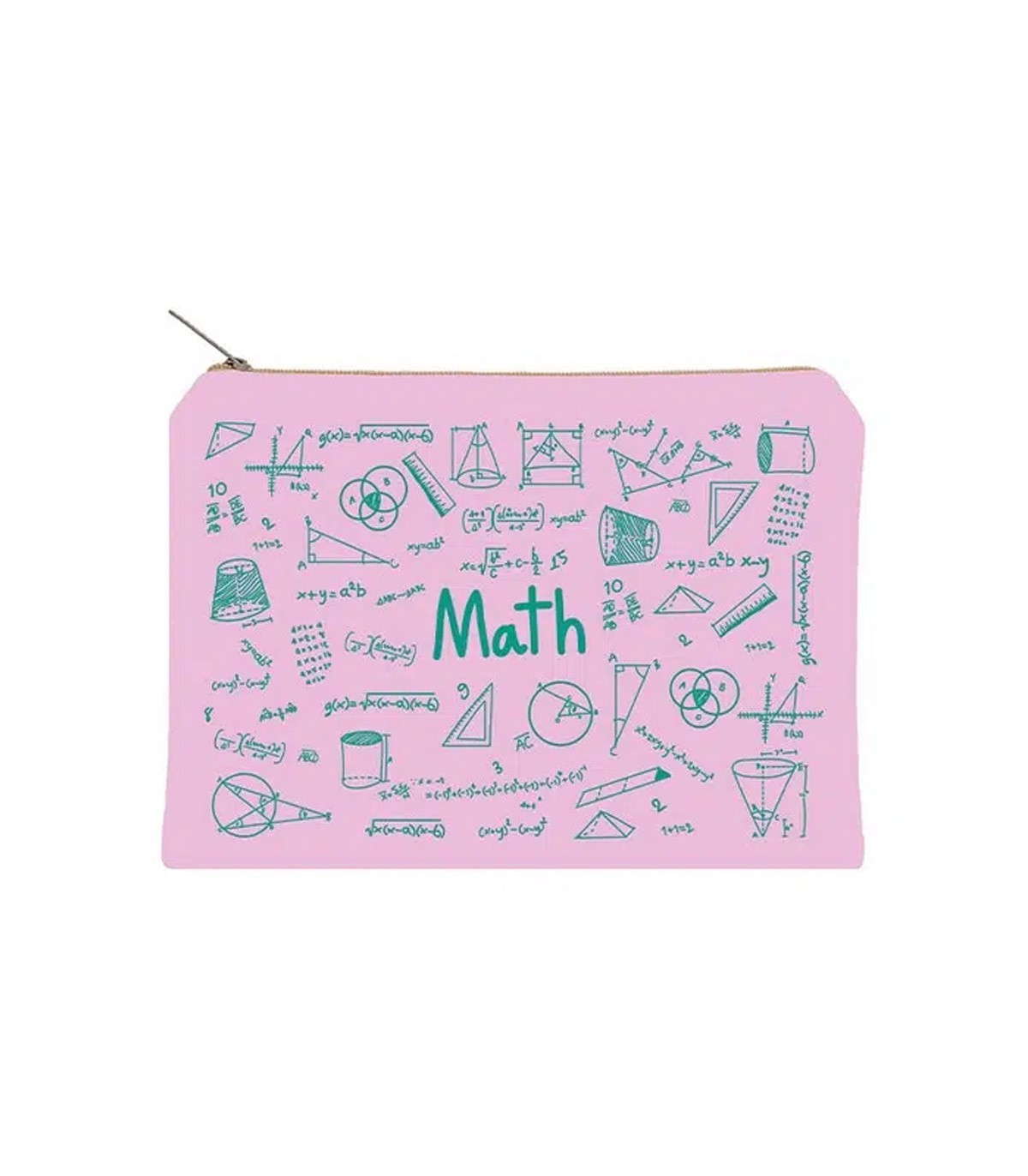 زیپ کیف دات نوت مدل Math سایز A5 رنگ صورتی