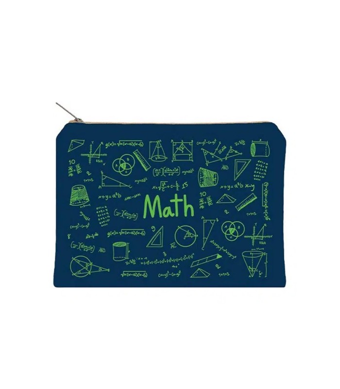 زیپ کیف دات نوت مدل Math سایز A5 رنگ سرمه ای