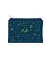 زیپ کیف دات نوت مدل Math سایز A5 رنگ سرمه ای