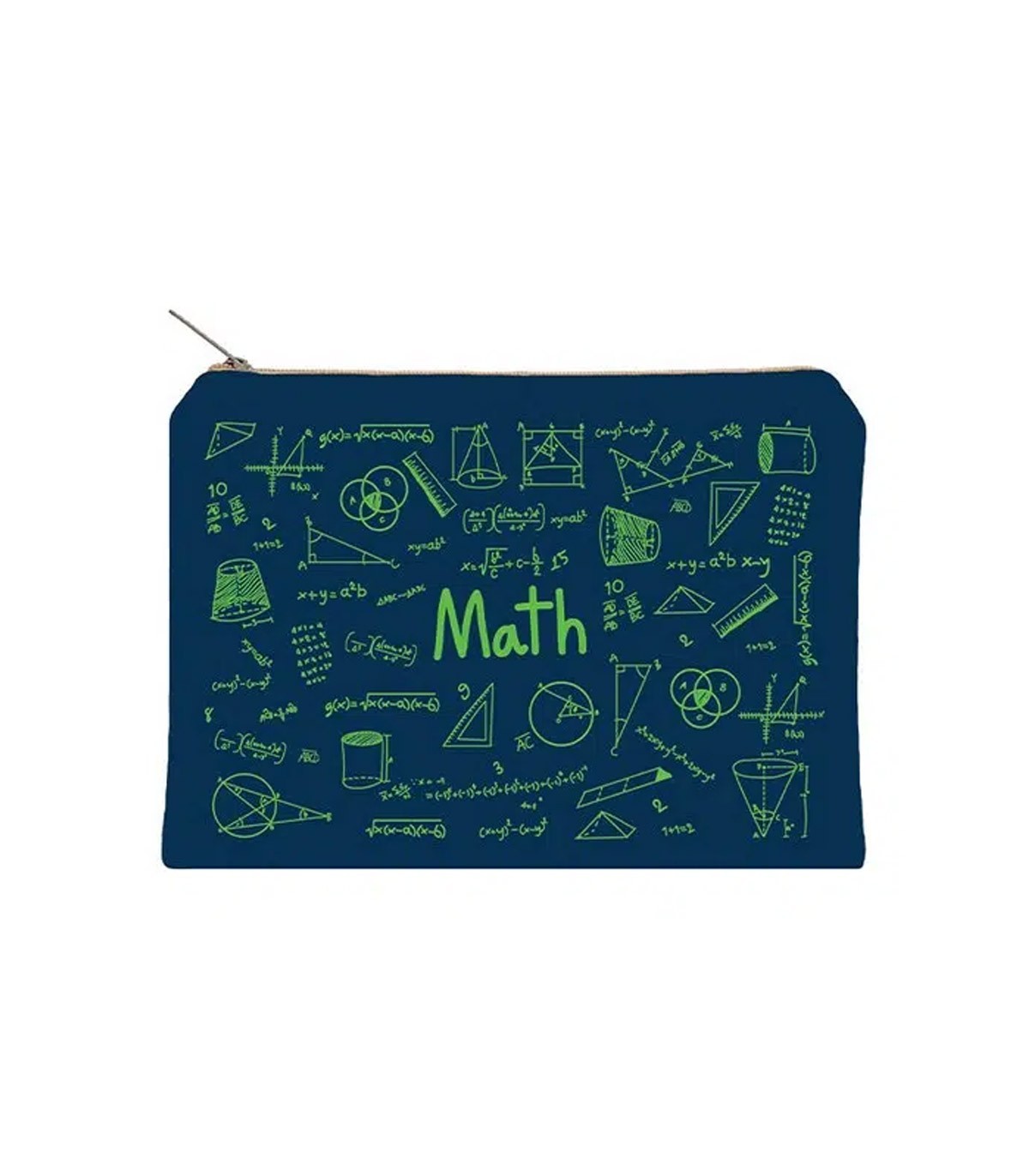 زیپ کیف دات نوت مدل Math سایز A5 رنگ سرمه ای