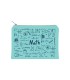 زیپ کیف دات نوت مدل Math سایز A5 رنگ فیروزه ای