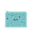 زیپ کیف دات نوت مدل Math سایز A5 رنگ فیروزه ای